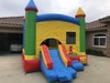 Mini Combo Bounce House with Waterslide and Pool